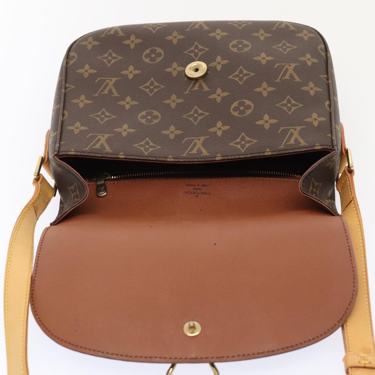 LOUIS VUITTON Monogram Saint Cloud GM Shoulder Bag M51242 LV ep5459