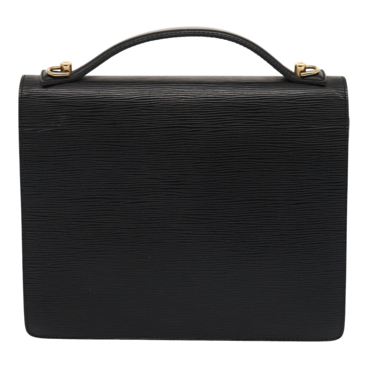 LOUIS VUITTON Epi Monceau 28 Hand Bag Black M52122 LV ep5465