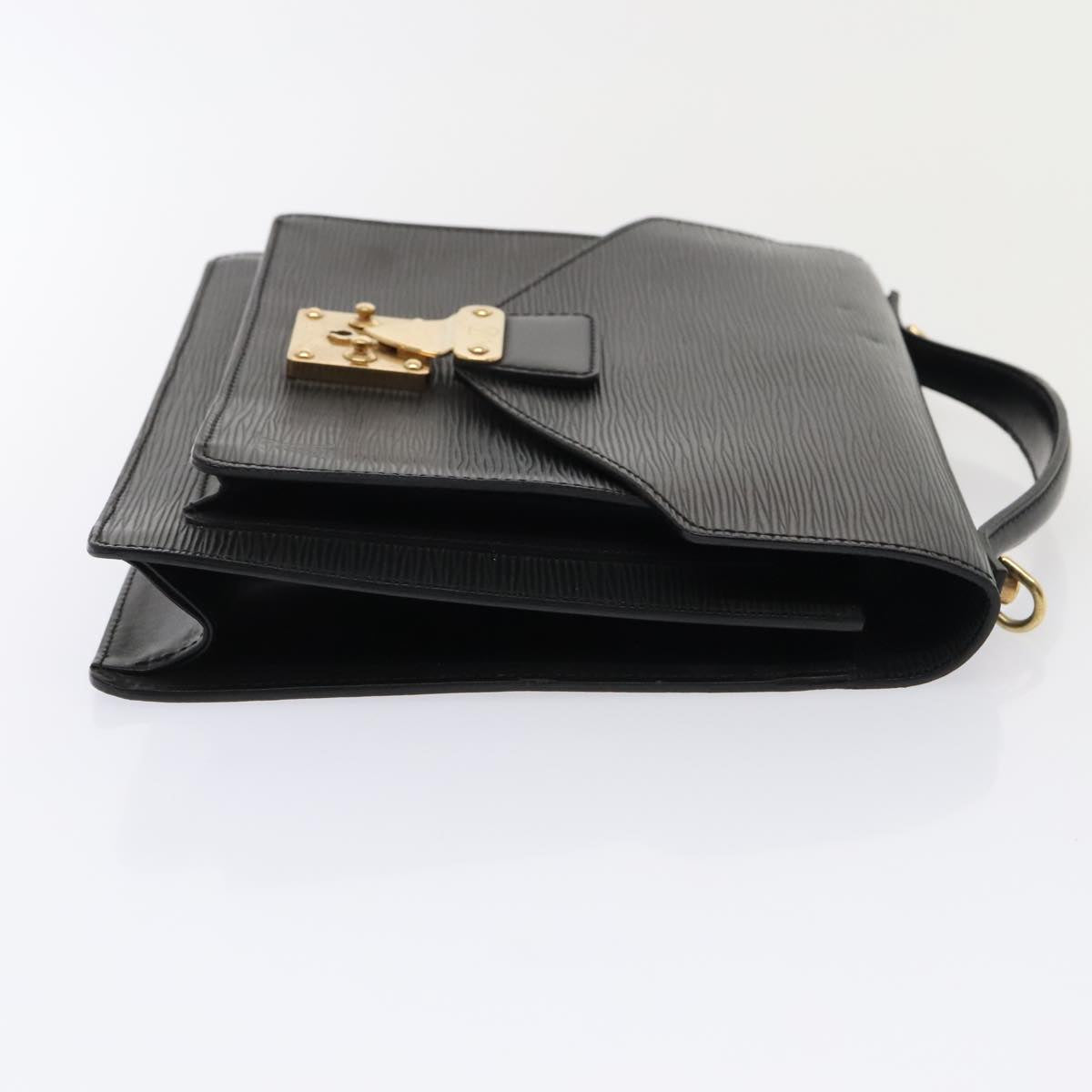 LOUIS VUITTON Epi Monceau 28 Hand Bag Black M52122 LV ep5465