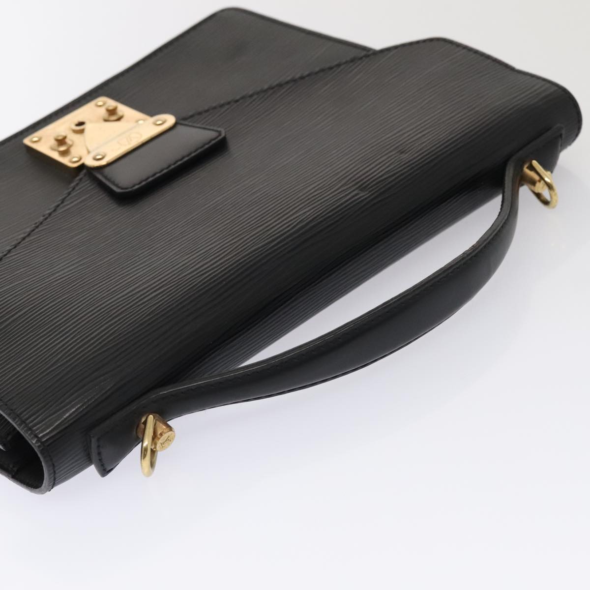 LOUIS VUITTON Epi Monceau 28 Hand Bag Black M52122 LV ep5465