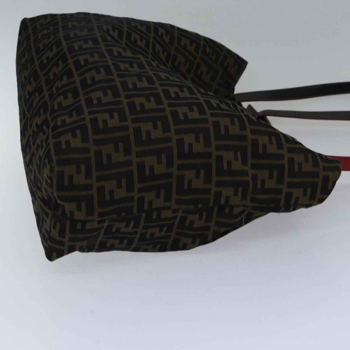 Luxury Fendi Zucca Canvas Tote Bag Brown Black goldep5516