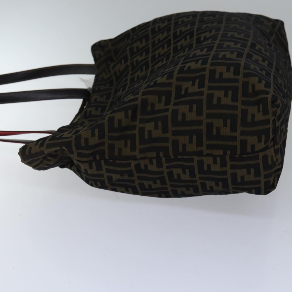 Luxury Fendi Zucca Canvas Tote Bag Brown Black goldep5516
