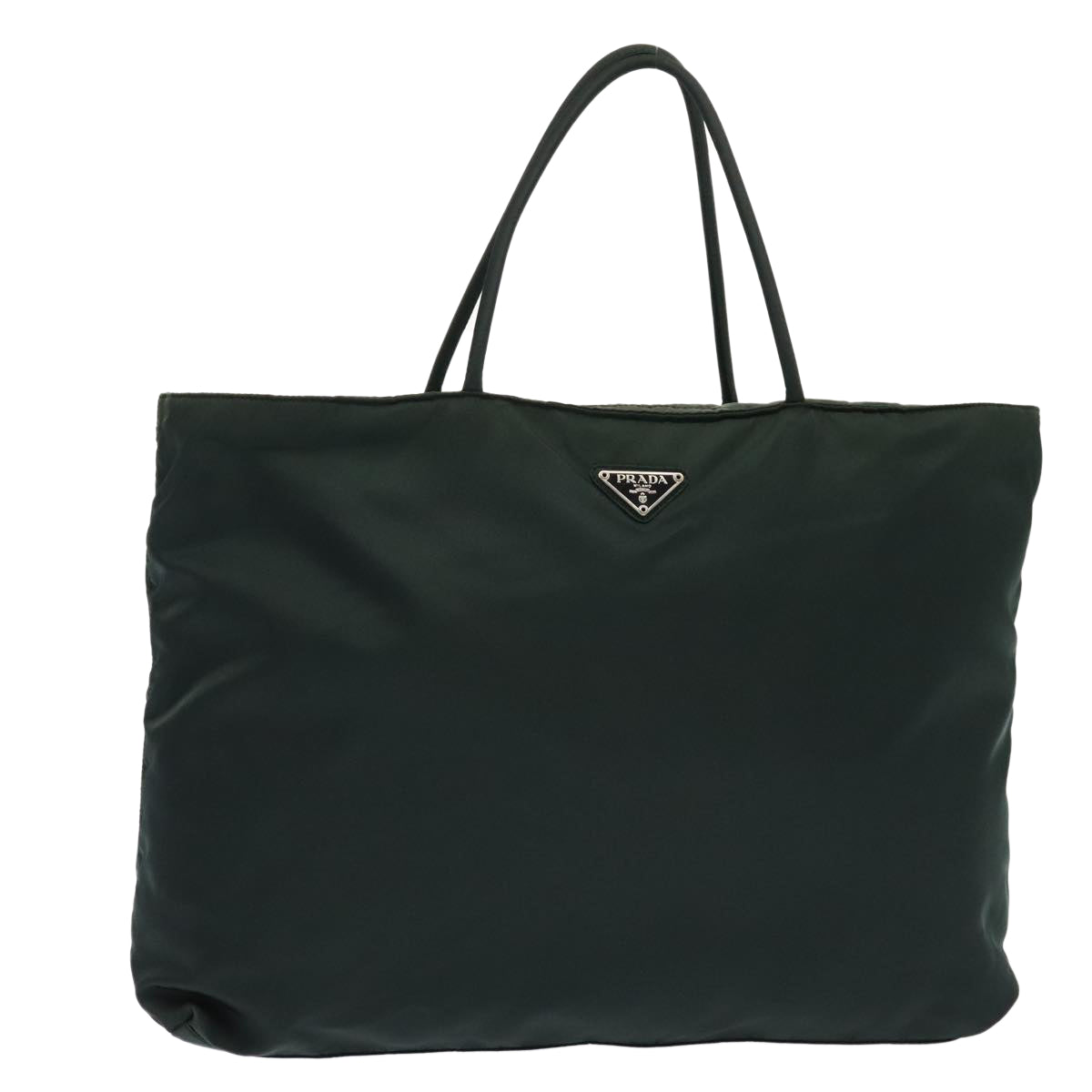Luxury Prada Tote Bag Nylon Green Silver  ep5524