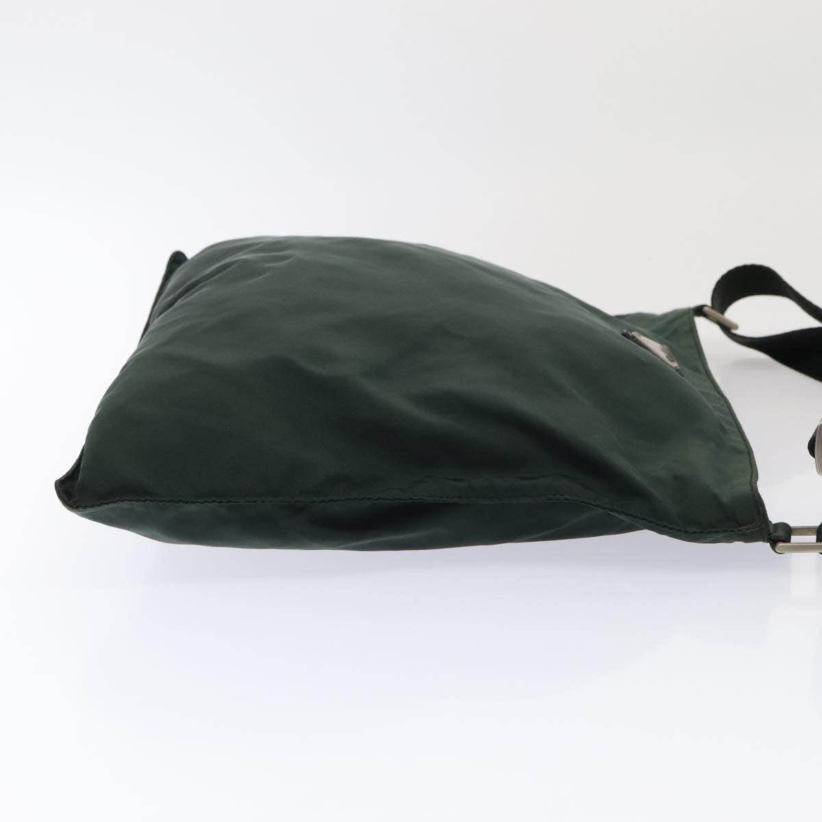 Luxury Prada Shoulder Bag Nylon Green Silver  ep5529