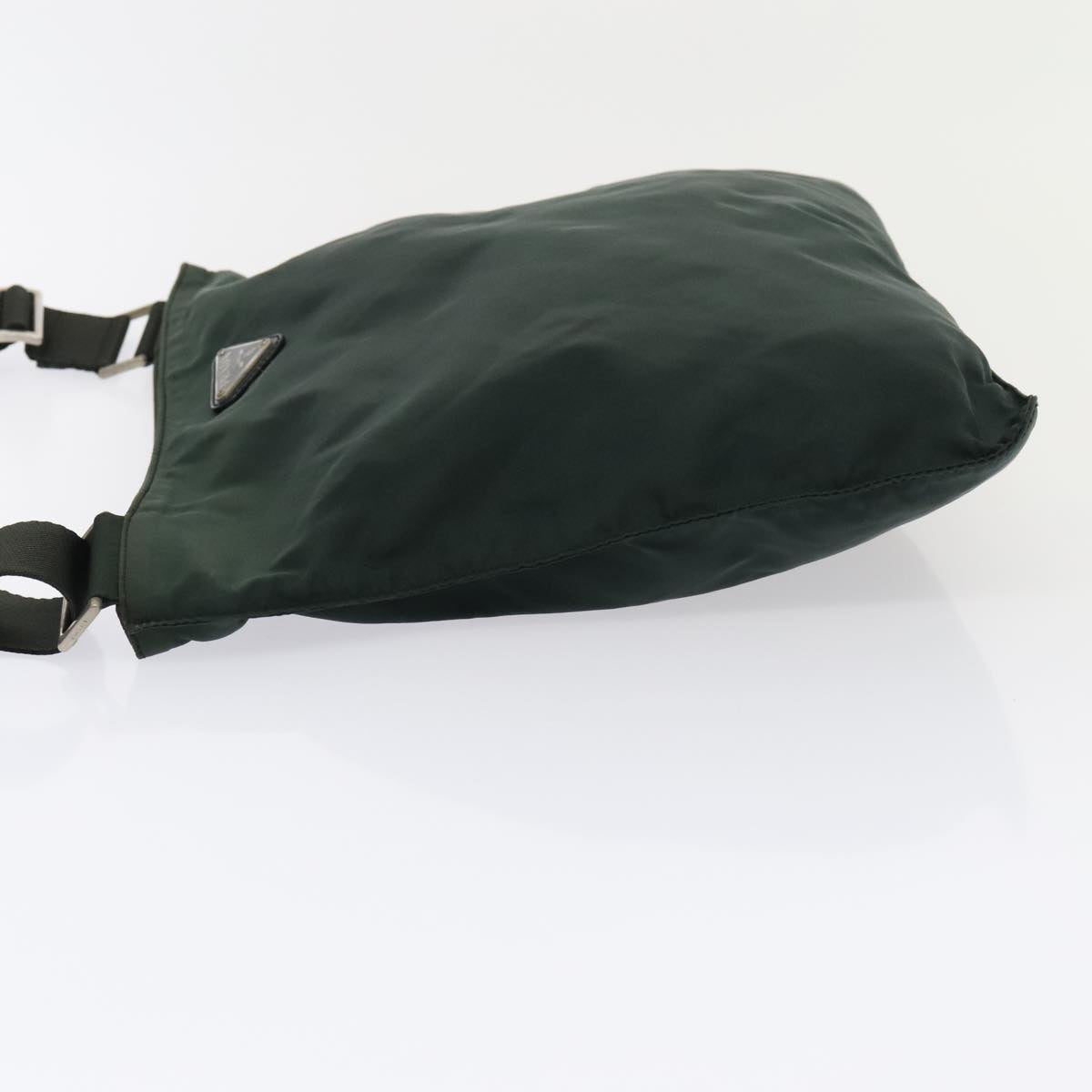 Luxury Prada Shoulder Bag Nylon Green Silver  ep5529