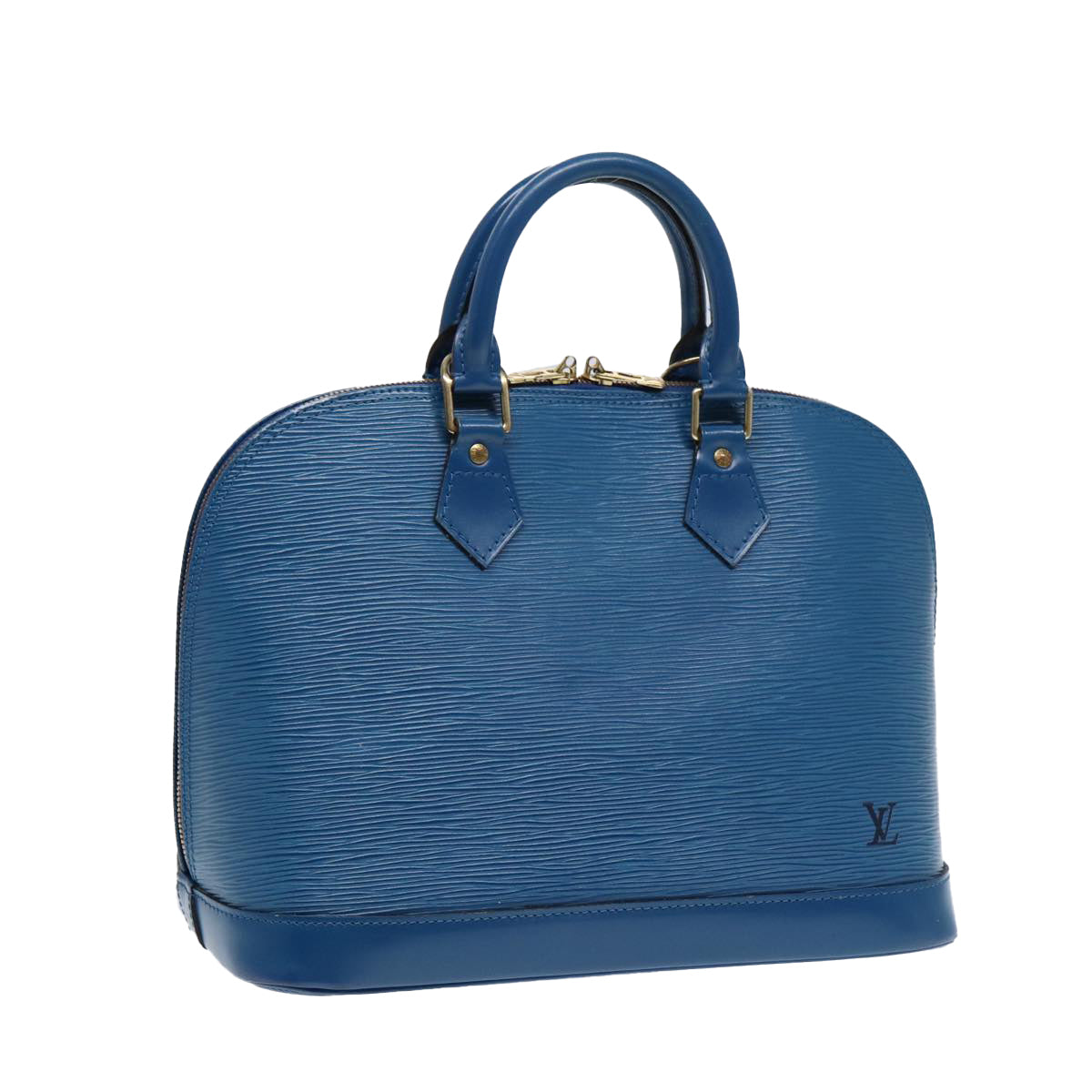 LOUIS VUITTON Epi Alma Hand Bag Toledo Blue M52145 LV ep5536