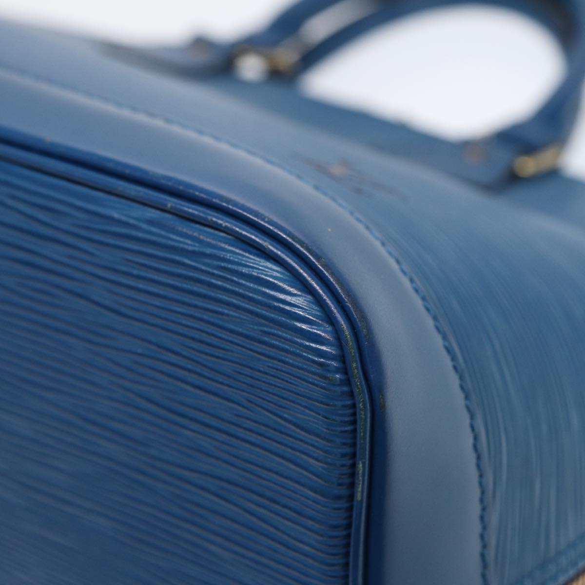 LOUIS VUITTON Epi Alma Hand Bag Toledo Blue M52145 LV ep5536