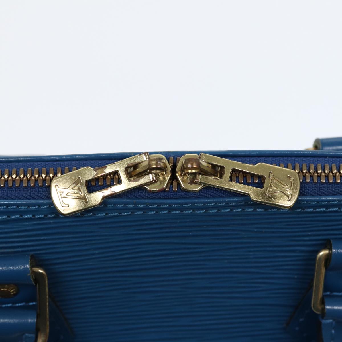 LOUIS VUITTON Epi Alma Hand Bag Toledo Blue M52145 LV ep5536