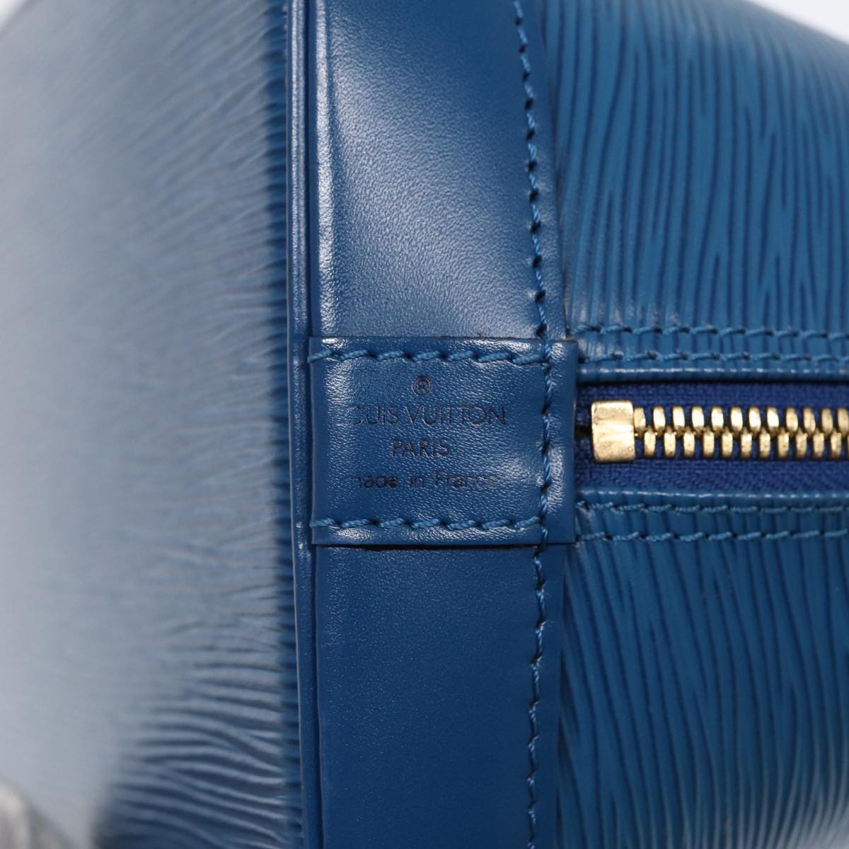 LOUIS VUITTON Epi Alma Hand Bag Toledo Blue M52145 LV ep5536
