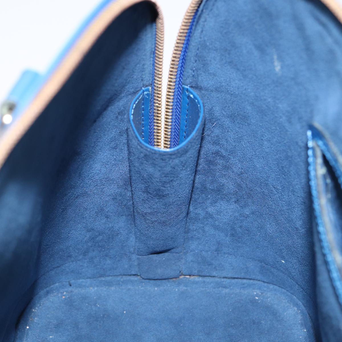 LOUIS VUITTON Epi Alma Hand Bag Toledo Blue M52145 LV ep5536