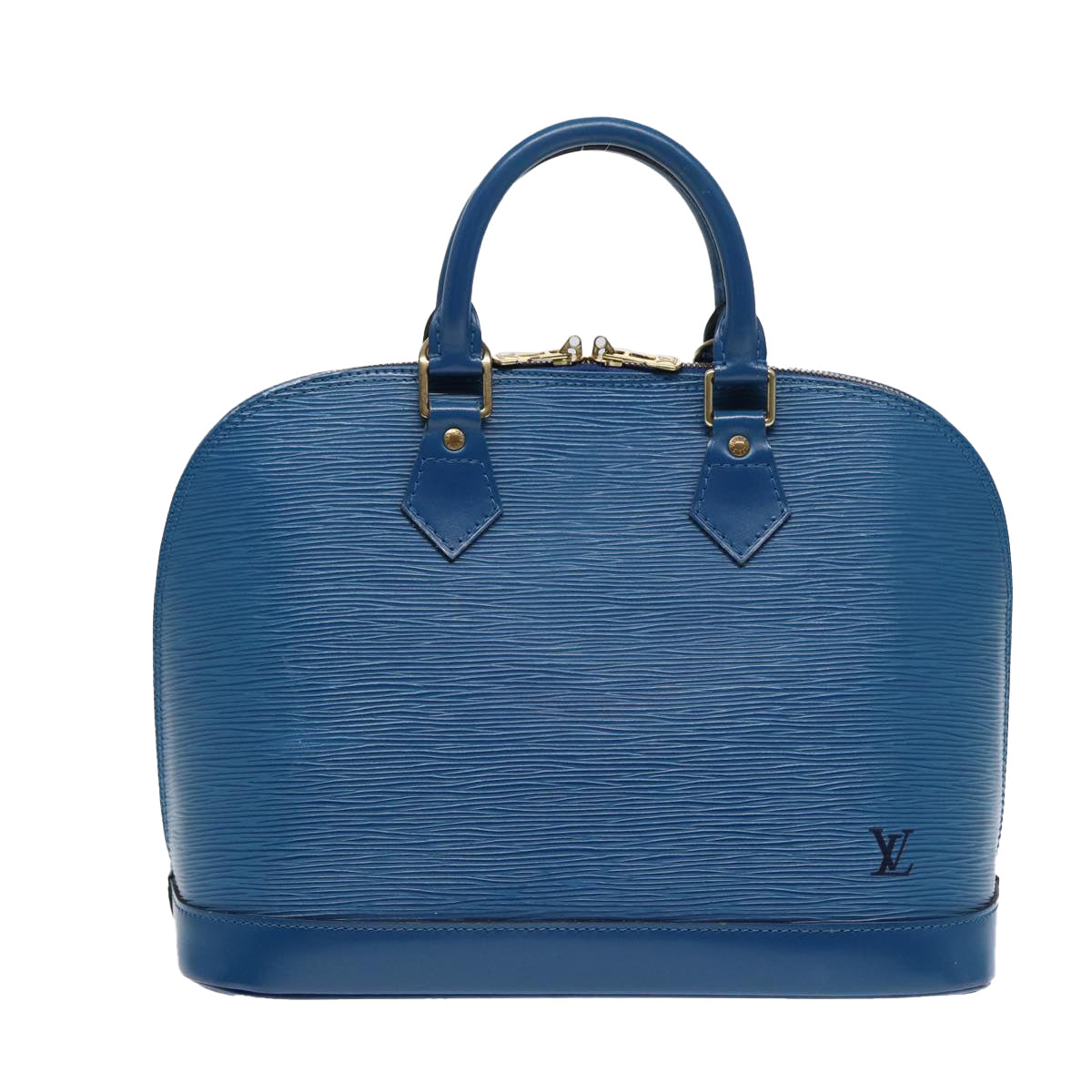 LOUIS VUITTON Epi Alma Hand Bag Toledo Blue M52145 LV ep5536