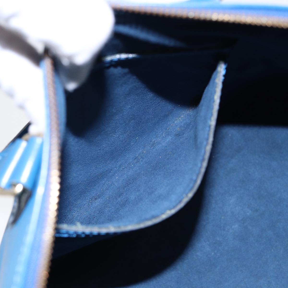 LOUIS VUITTON Epi Alma Hand Bag Toledo Blue M52145 LV ep5536