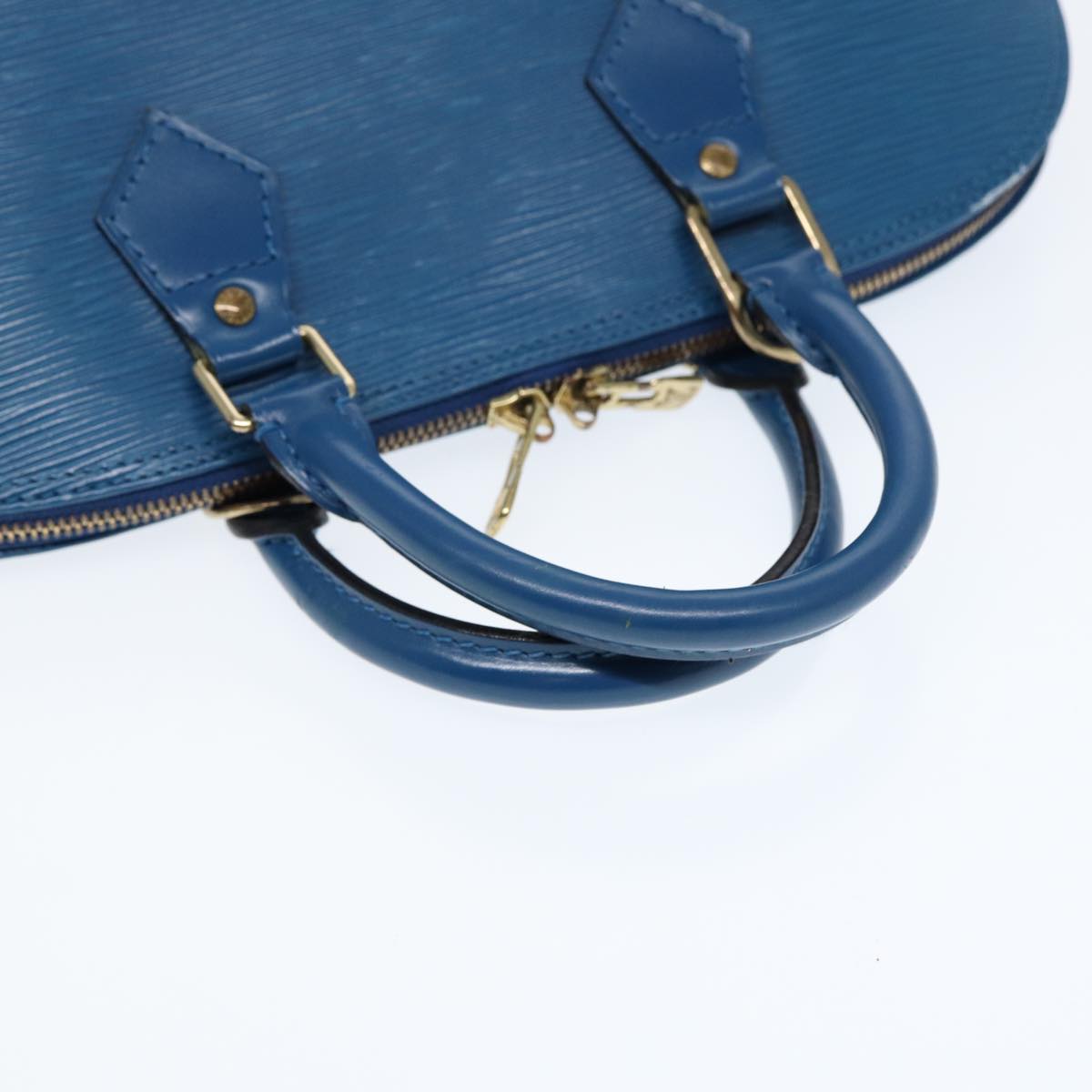 LOUIS VUITTON Epi Alma Hand Bag Toledo Blue M52145 LV ep5536