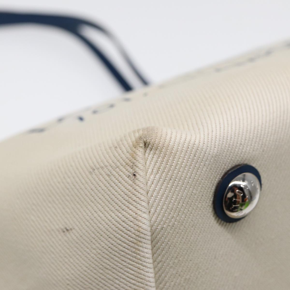 LOUIS VUITTON Cabas PM Tote Bag Canvas White Blue M94504 LV ep5538