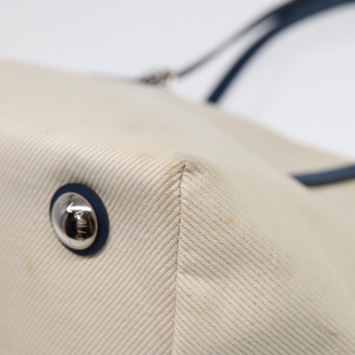 LOUIS VUITTON Cabas PM Tote Bag Canvas White Blue M94504 LV ep5538