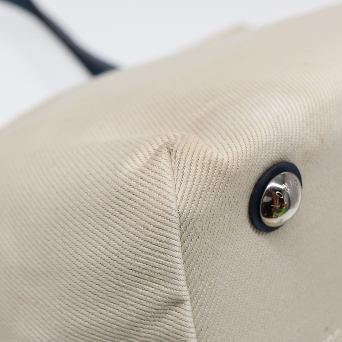 LOUIS VUITTON Cabas PM Tote Bag Canvas White Blue M94504 LV ep5538