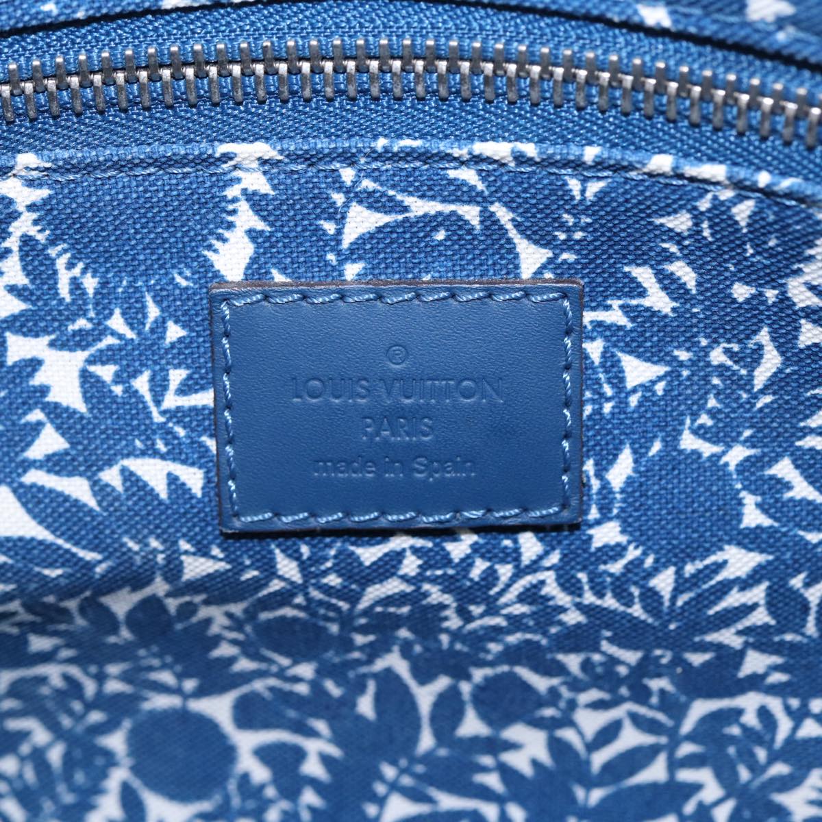 LOUIS VUITTON Cabas PM Tote Bag Canvas White Blue M94504 LV ep5538
