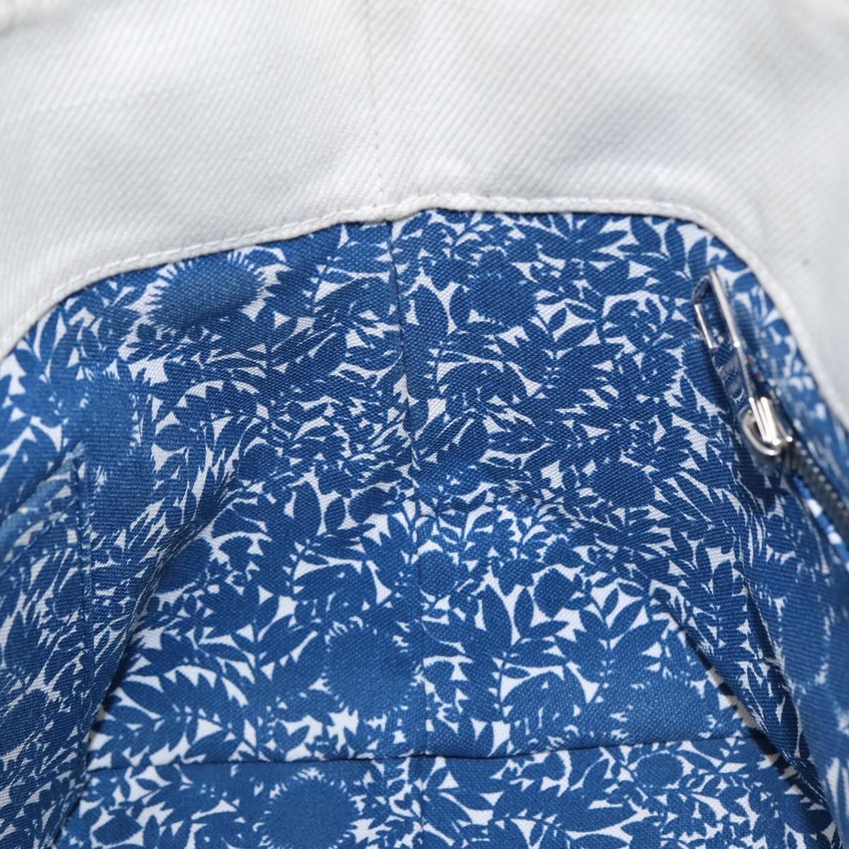 LOUIS VUITTON Cabas PM Tote Bag Canvas White Blue M94504 LV ep5538