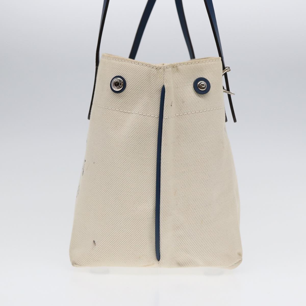 LOUIS VUITTON Cabas PM Tote Bag Canvas White Blue M94504 LV ep5538