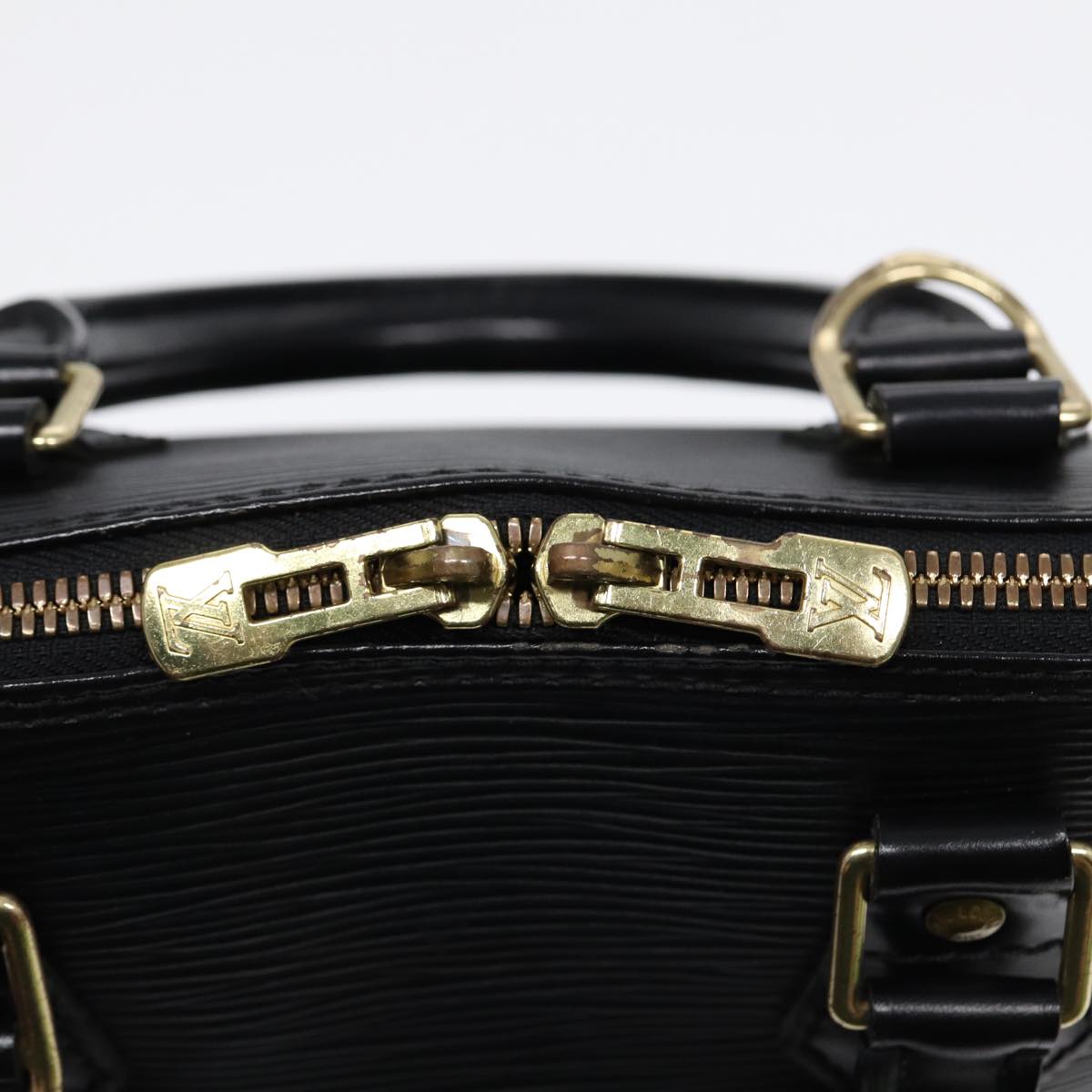 LOUIS VUITTON Epi Alma Hand Bag Black M52142 LV ep5547