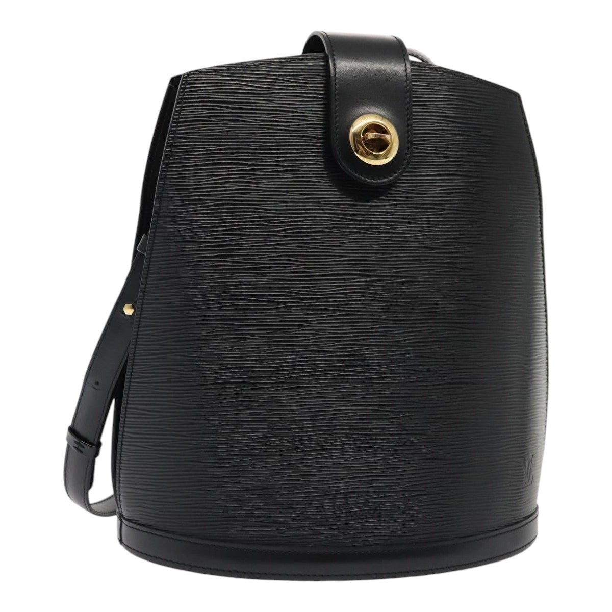 LOUIS VUITTON Epi Cluny Shoulder Bag Black M52252 LV ep5548