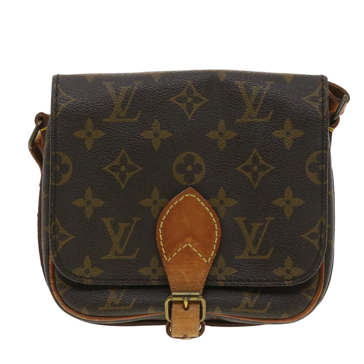 LOUIS VUITTON Monogram Cartouchiere PM Shoulder Bag M51254 LV ep555