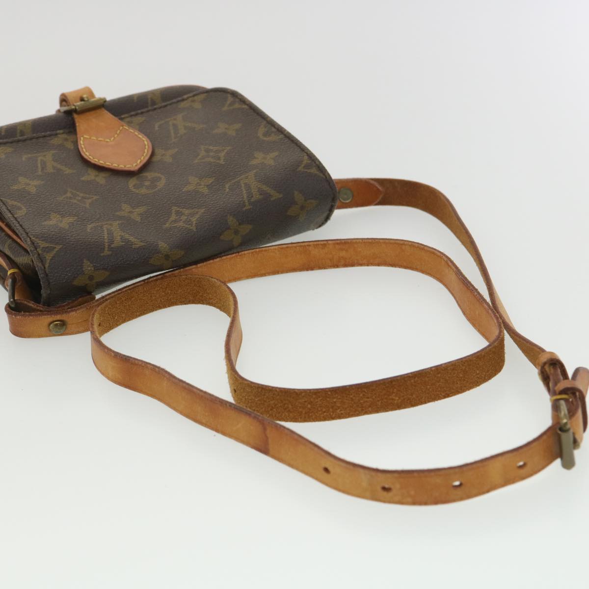LOUIS VUITTON Monogram Cartouchiere PM Shoulder Bag M51254 LV ep555