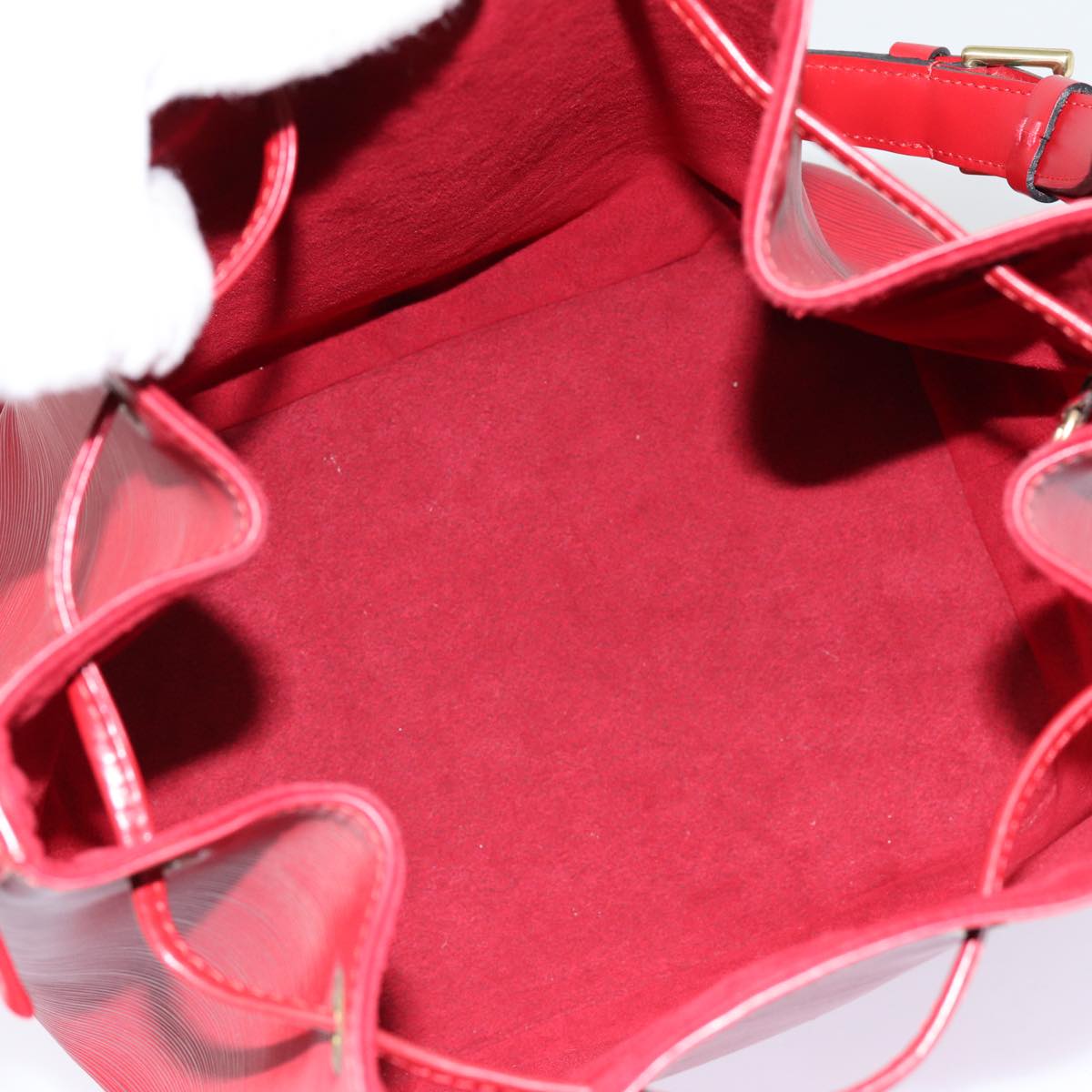 LOUIS VUITTON Epi Petit Noe Shoulder Bag Red M44107 LV ep5550