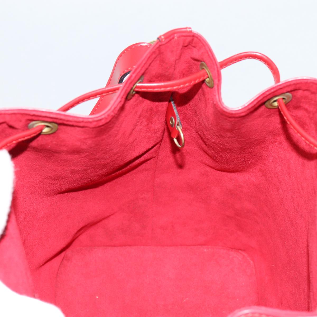 LOUIS VUITTON Epi Petit Noe Shoulder Bag Red M44107 LV ep5550