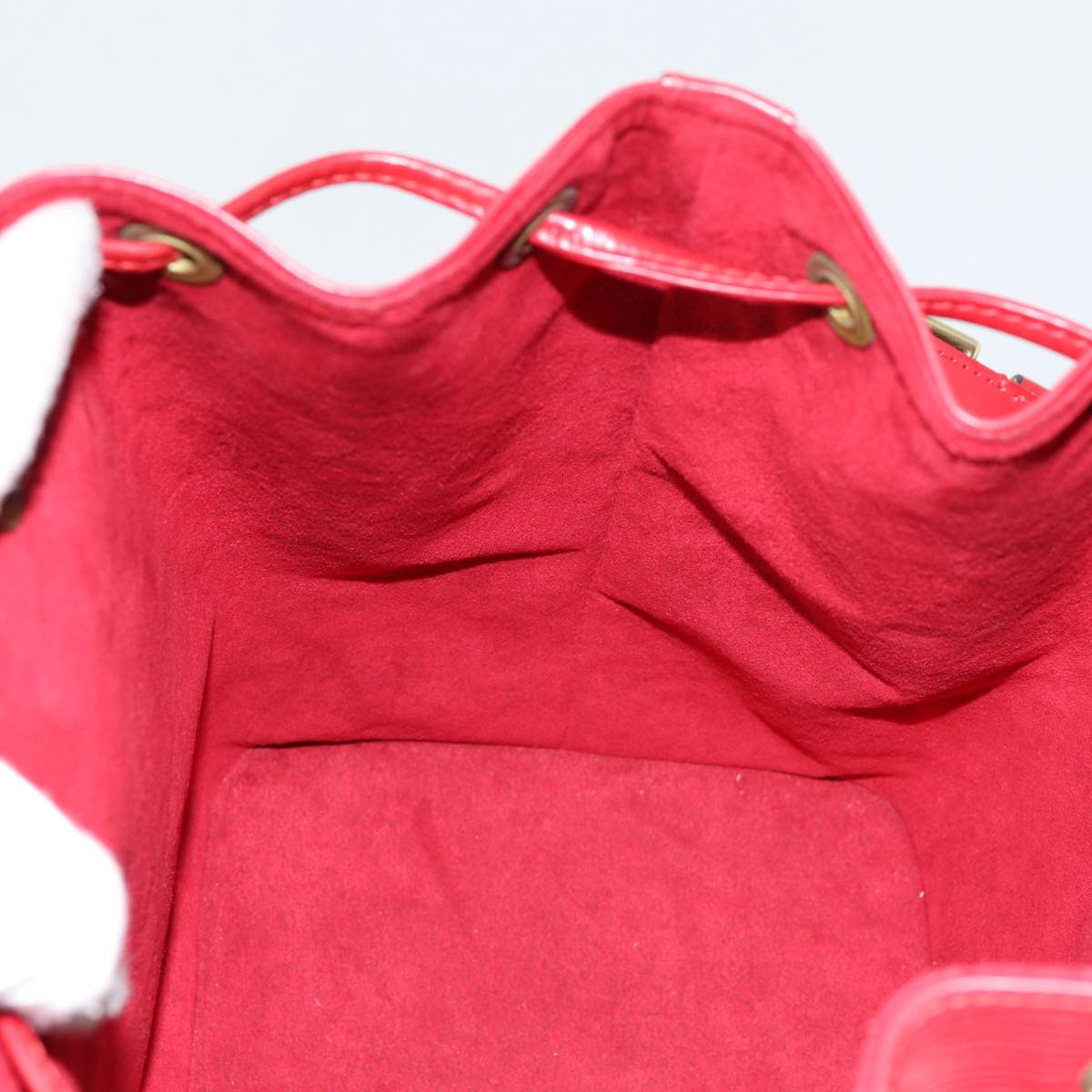 LOUIS VUITTON Epi Petit Noe Shoulder Bag Red M44107 LV ep5550