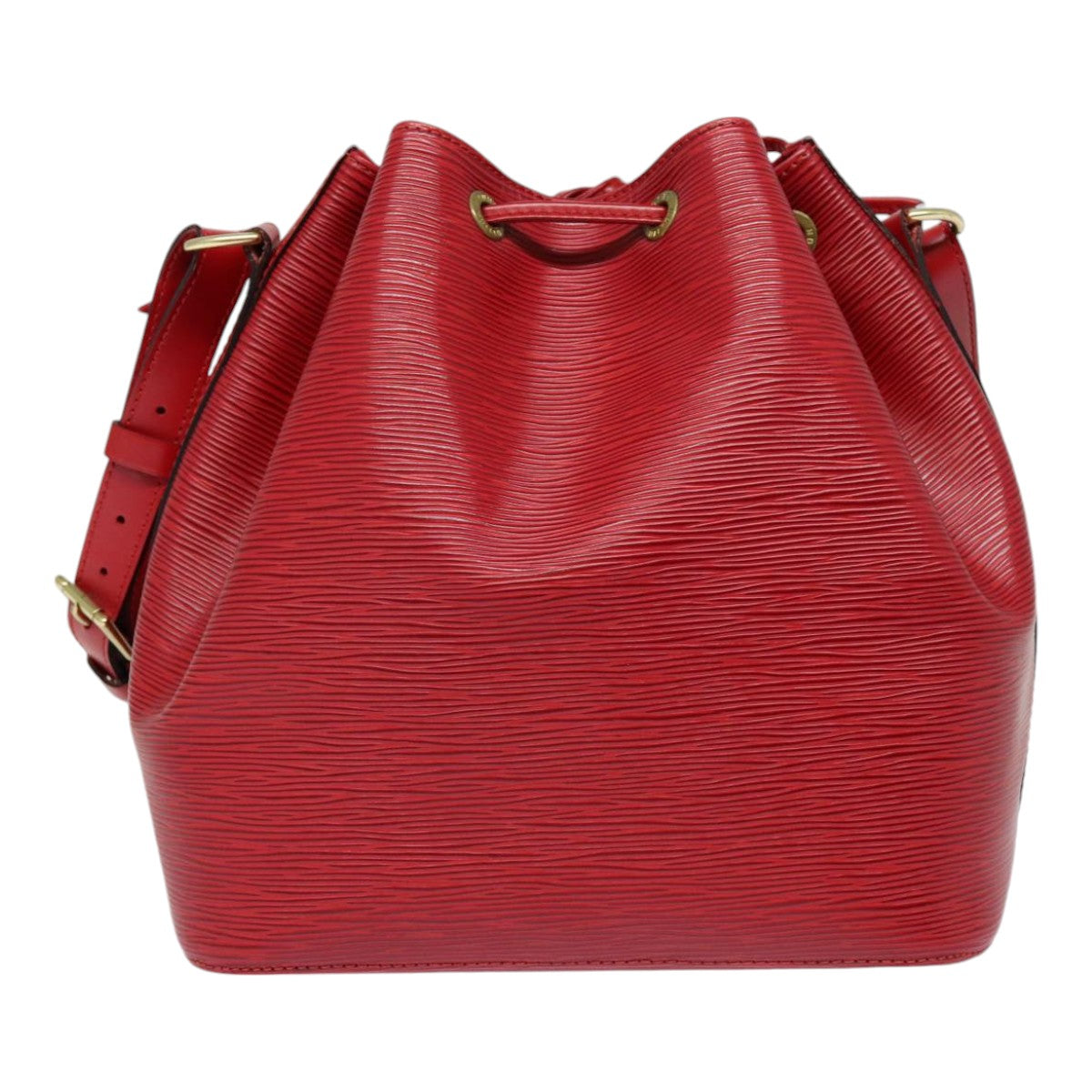 LOUIS VUITTON Epi Petit Noe Shoulder Bag Red M44107 LV ep5550