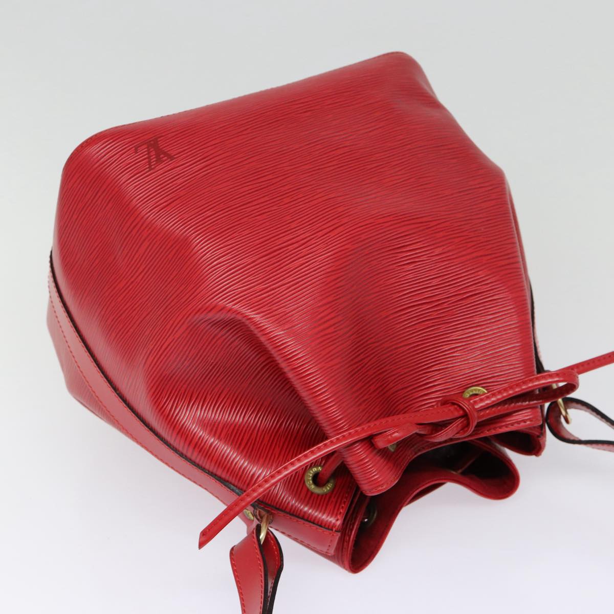 LOUIS VUITTON Epi Petit Noe Shoulder Bag Red M44107 LV ep5550