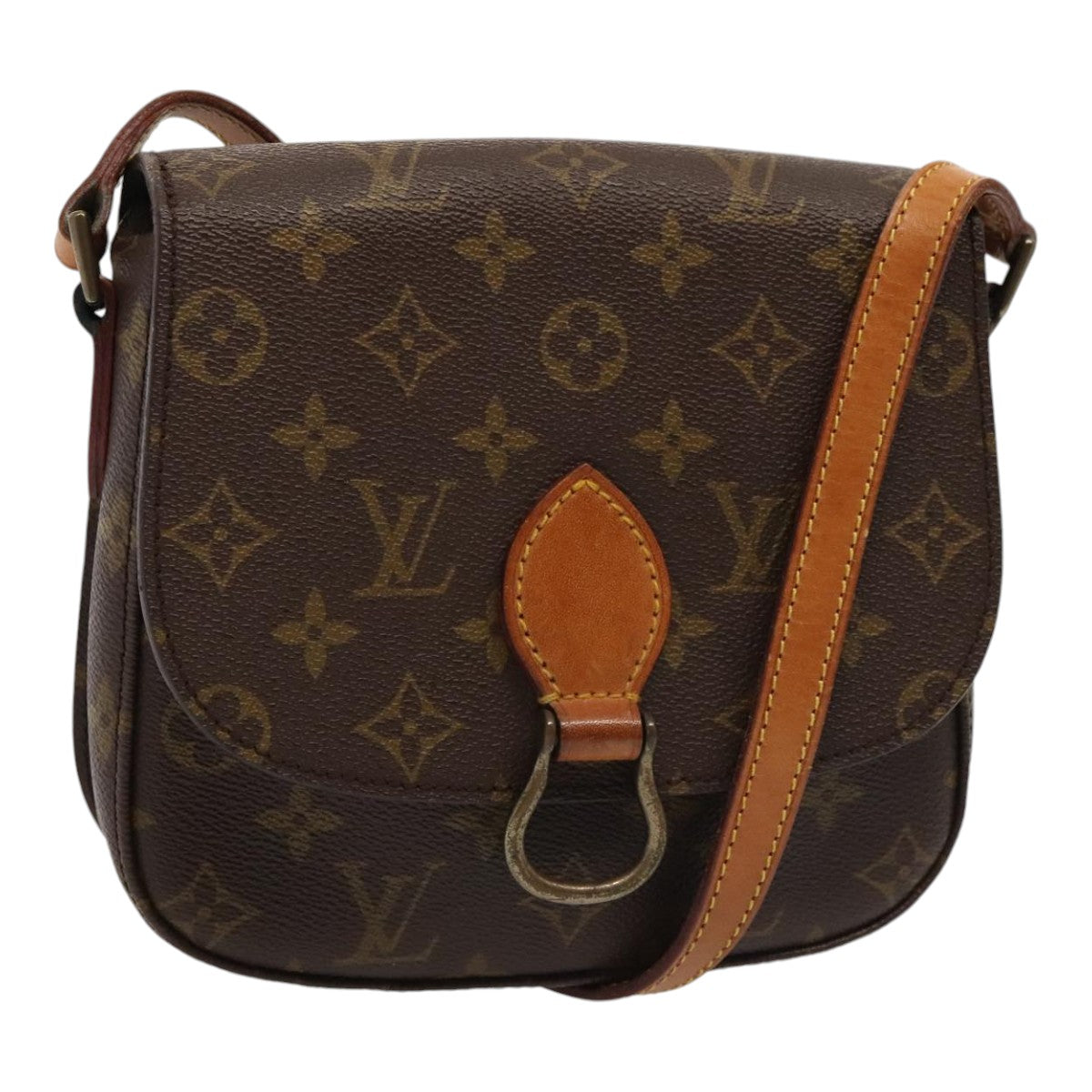 LOUIS VUITTON Monogram Saint Cloud MM Shoulder Bag M51243 LV ep5557