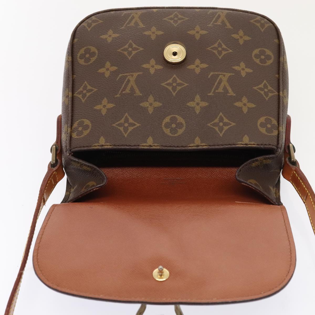 LOUIS VUITTON Monogram Saint Cloud MM Shoulder Bag M51243 LV ep5557