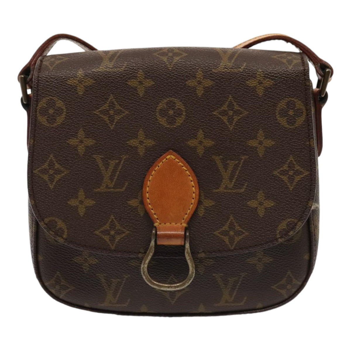 LOUIS VUITTON Monogram Saint Cloud MM Shoulder Bag M51243 LV ep5557