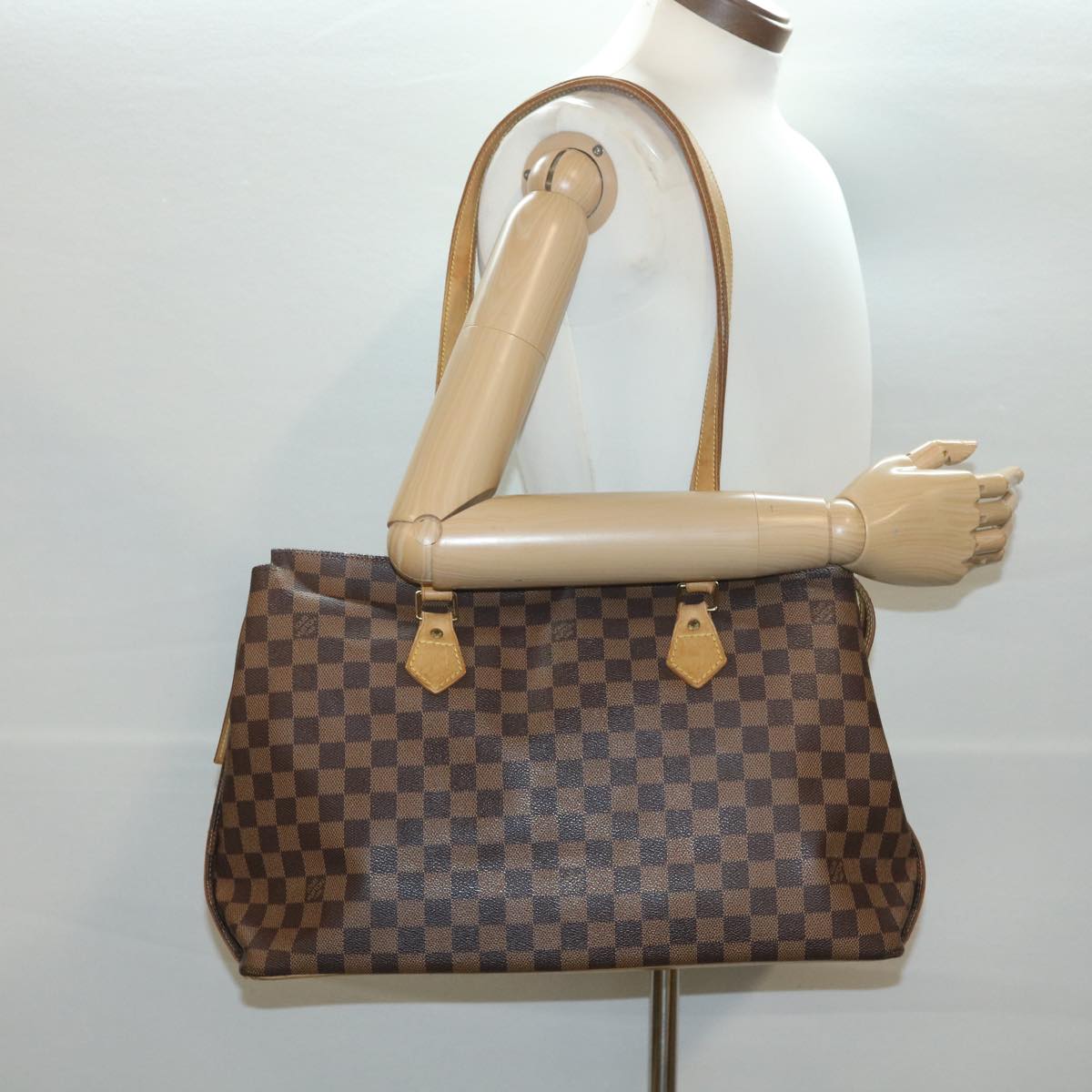 LOUIS VUITTON Damier Ebene Colombine Tote Bag M99037 LV ep557