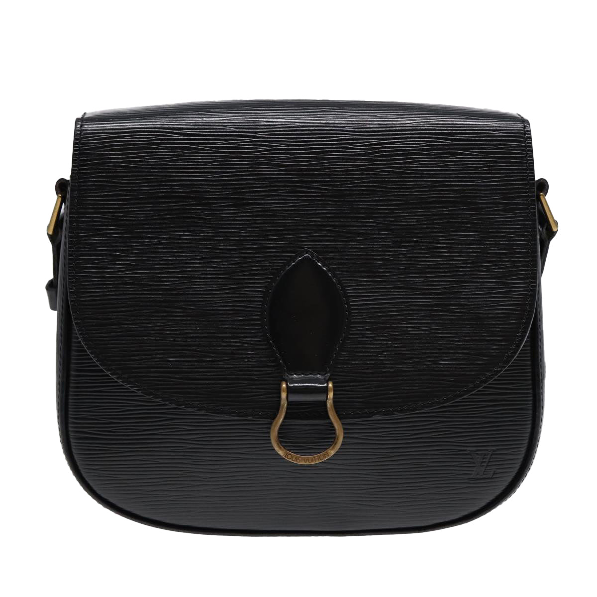 LOUIS VUITTON Epi Saint Cloud GM Shoulder Bag Black Noir M52192 LV ep5575