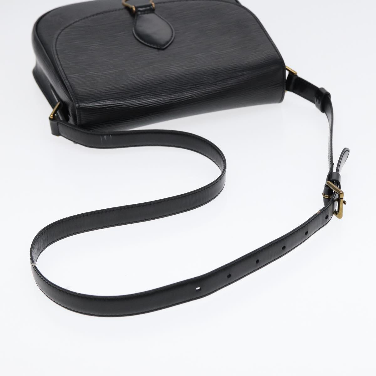 LOUIS VUITTON Epi Saint Cloud GM Shoulder Bag Black Noir M52192 LV ep5575