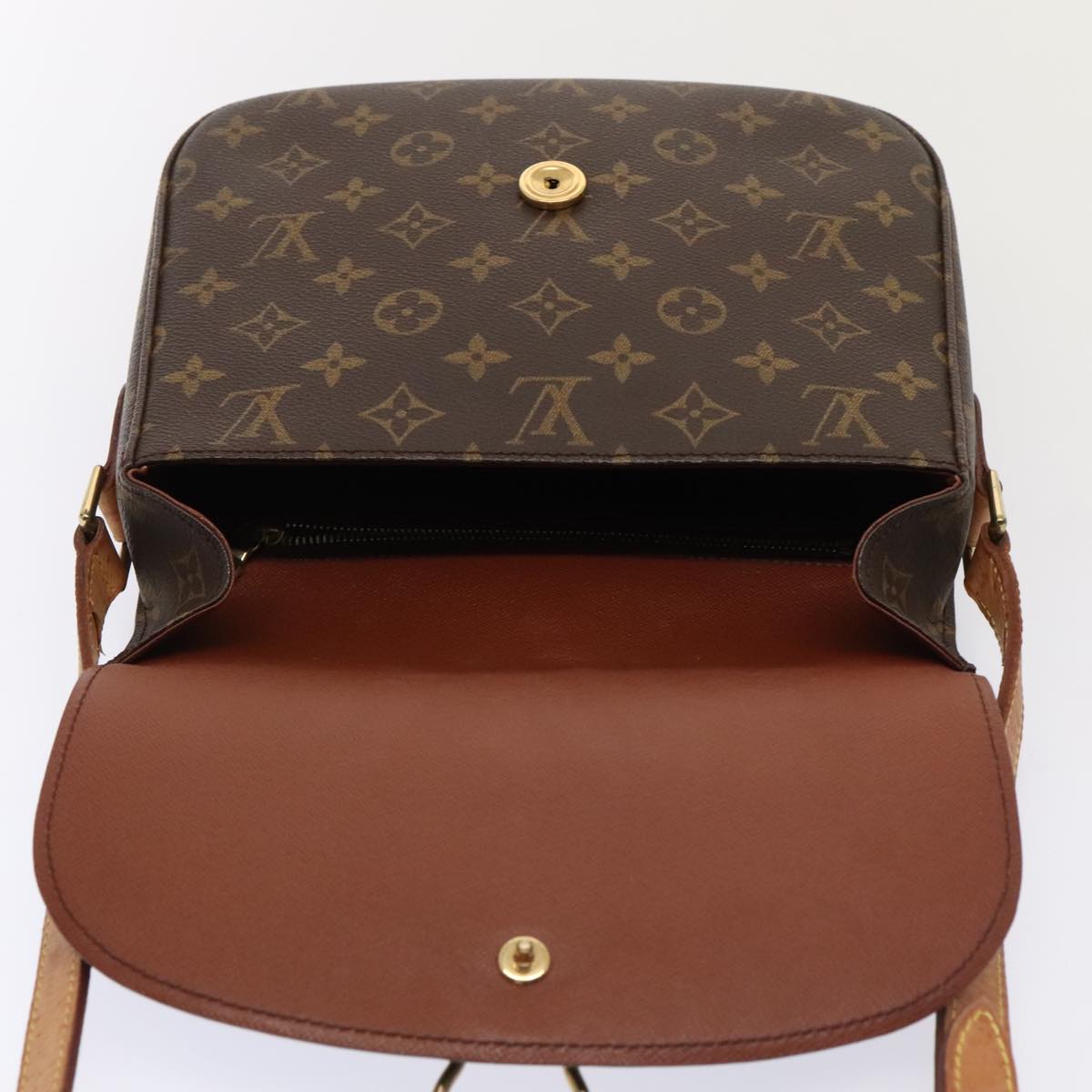 LOUIS VUITTON Monogram Saint Cloud GM Shoulder Bag M51242 LV ep5577