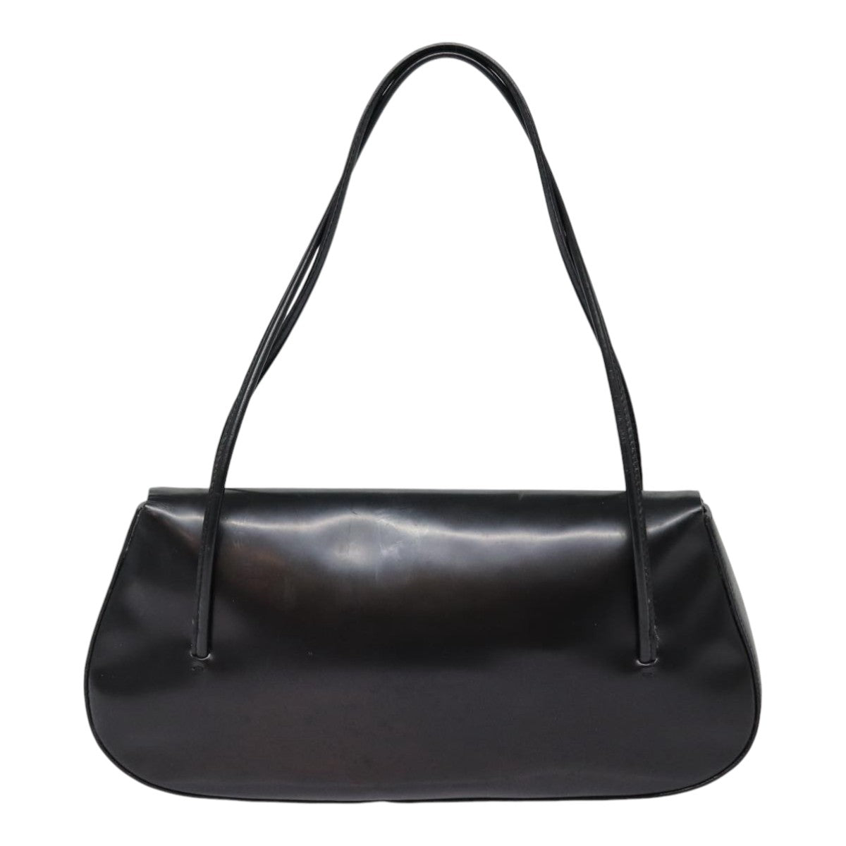 Luxury Prada Hand Bag Patent leather Black Silver  ep5585