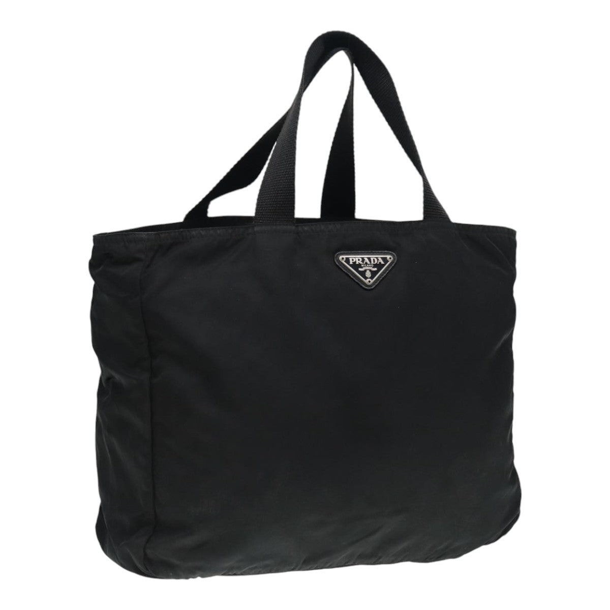 Luxury Prada Hand Bag Nylon Black Silver  ep5592