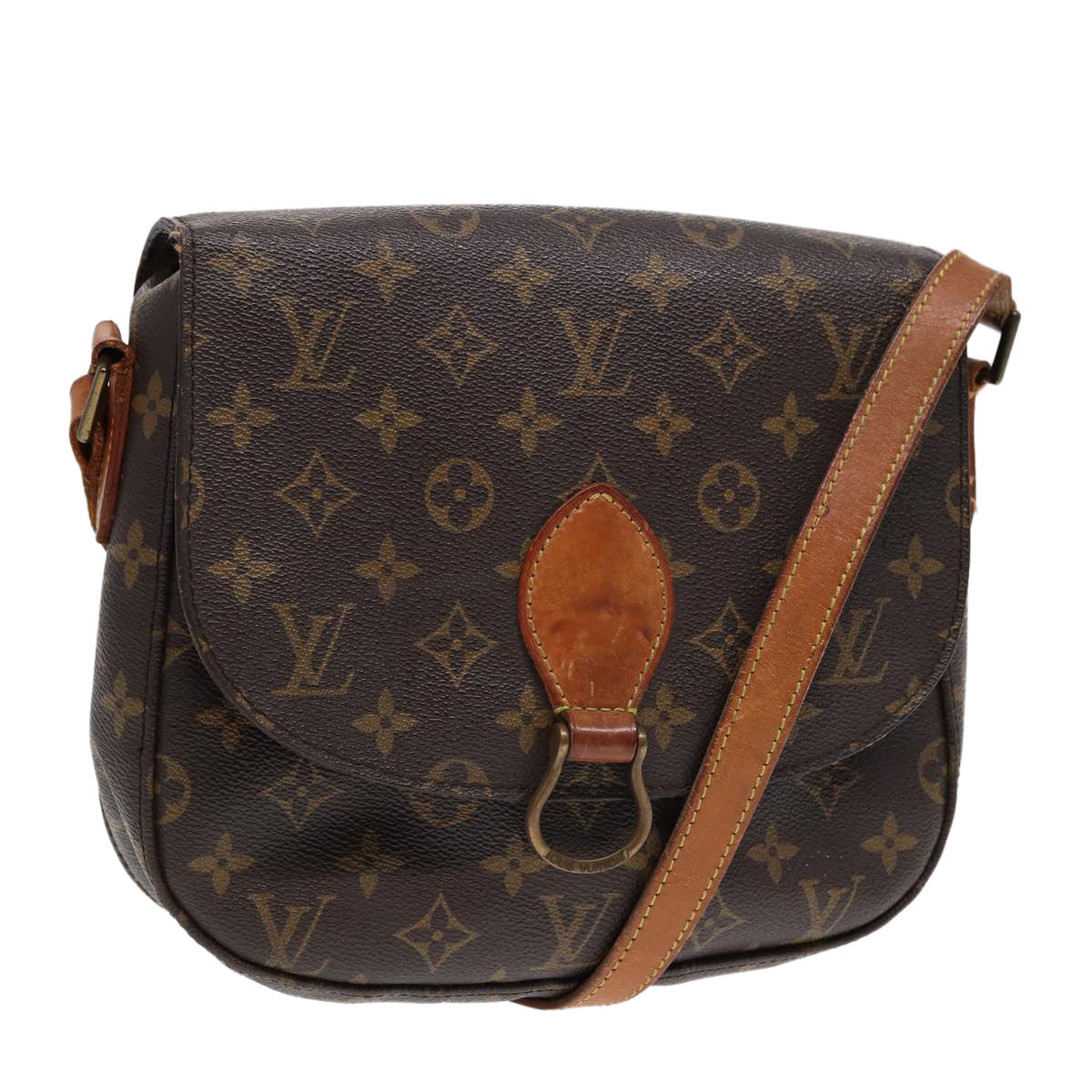 LOUIS VUITTON Monogram Saint Cloud GM Shoulder Bag M51242 LV ep5612