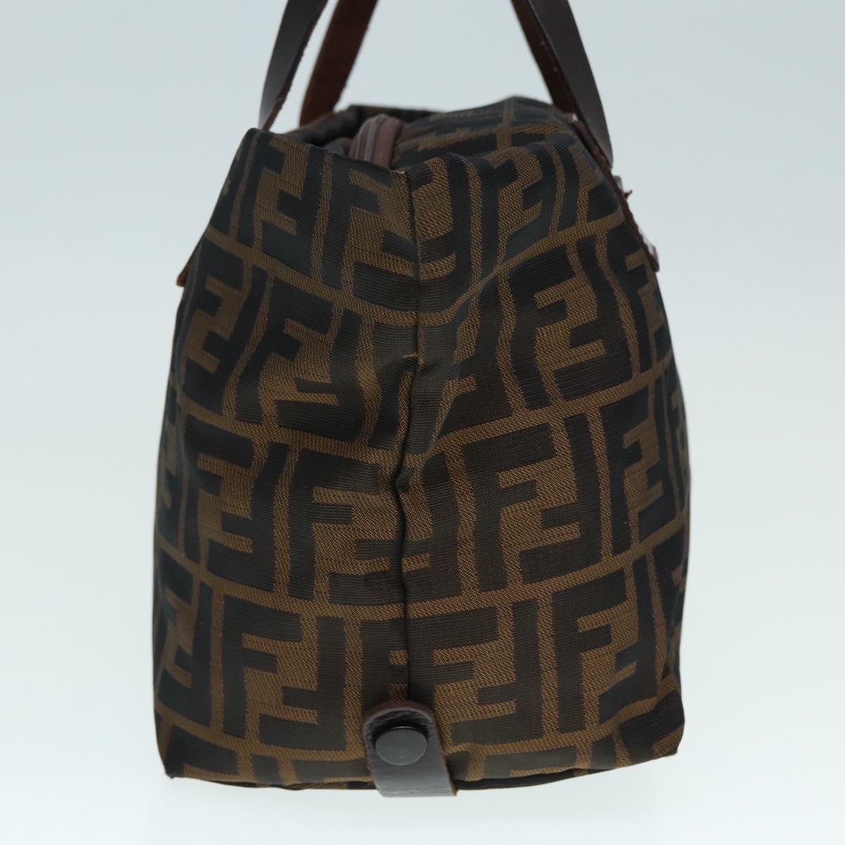 Luxury Fendi Zucca Canvas Hand Bag Brown Blackep5621