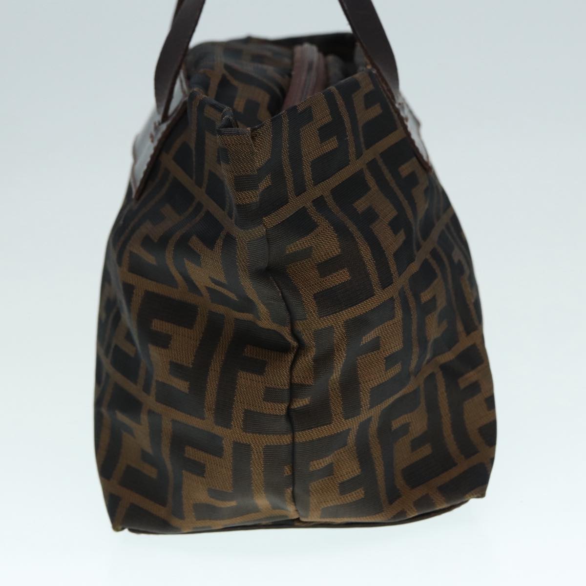 Luxury Fendi Zucca Canvas Hand Bag Brown Blackep5621