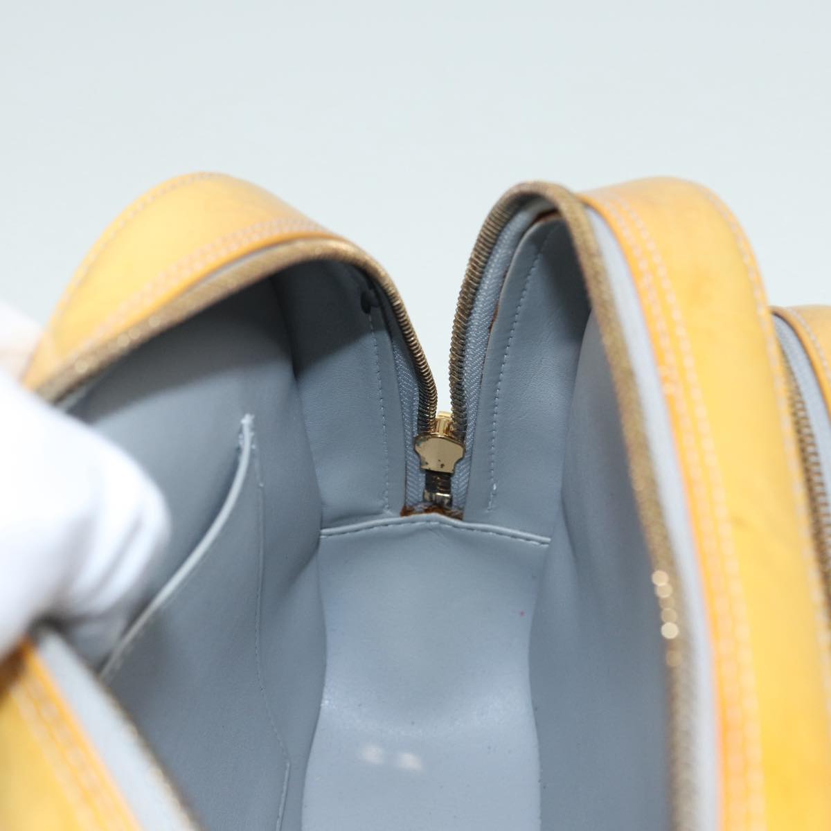 LOUIS VUITTON Monogram Vernis Marley Backpack Gris M91038 LV ep5622