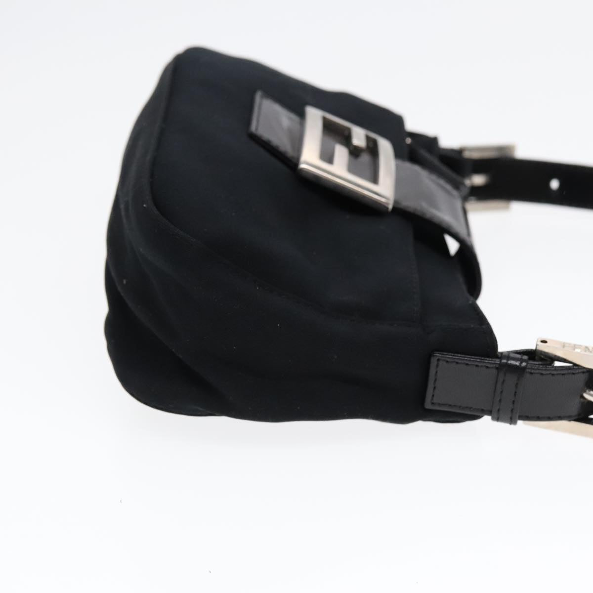 Luxury Fendi Shoulder Bag Nylon Black Silverep5624