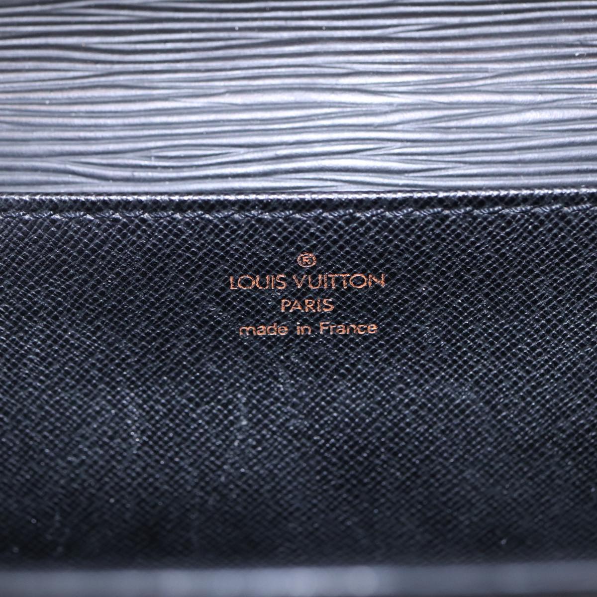 LOUIS VUITTON Epi Serviette Ambassador Business Bag Black M54412 LV ep5632
