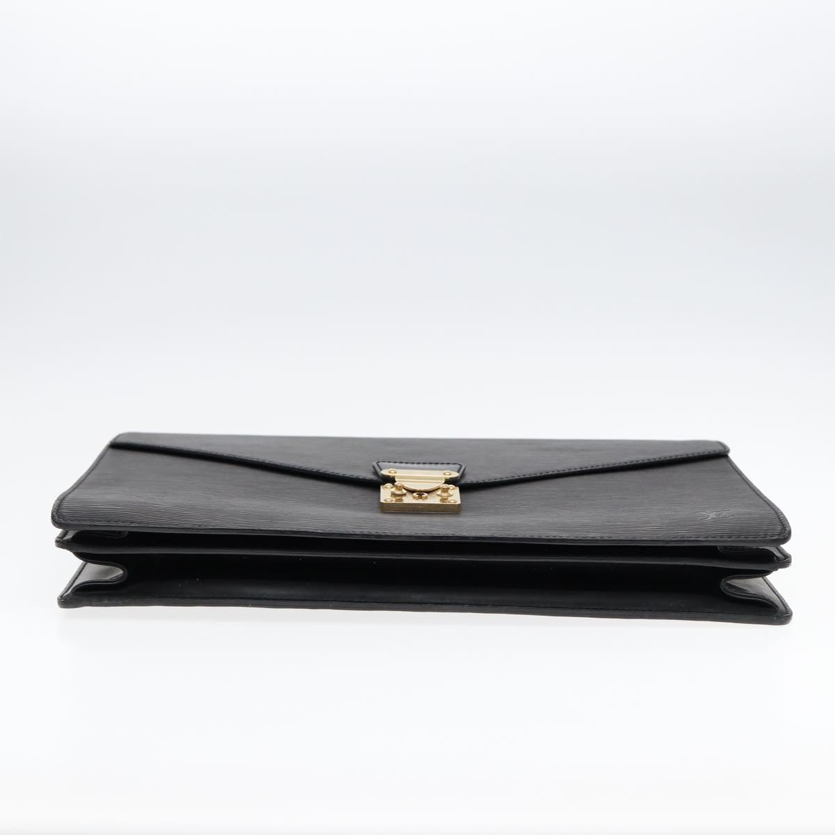 LOUIS VUITTON Epi Serviette Ambassador Business Bag Black M54412 LV ep5632