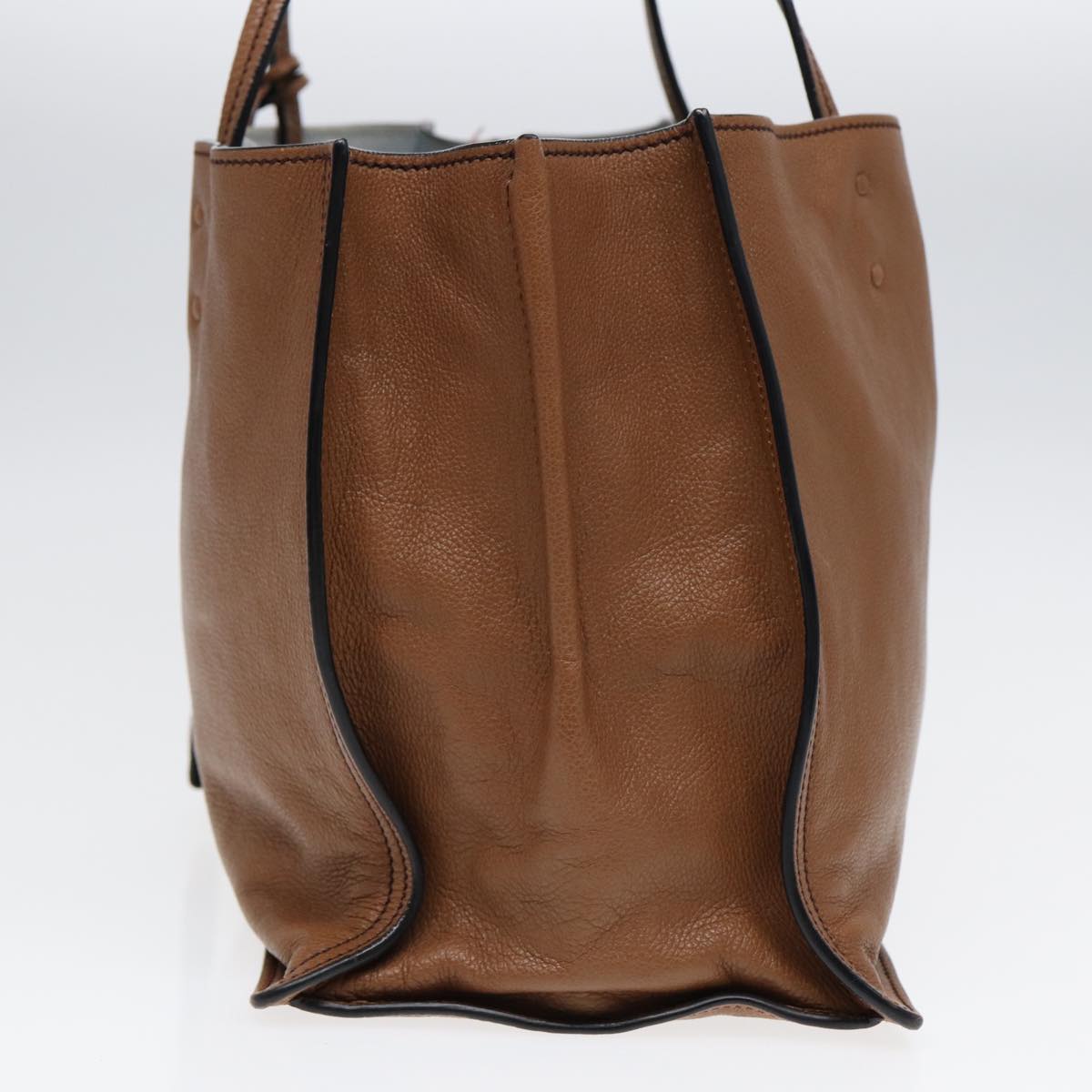 Luxury Prada Tote Bag Leather Silver Brown  ep5656