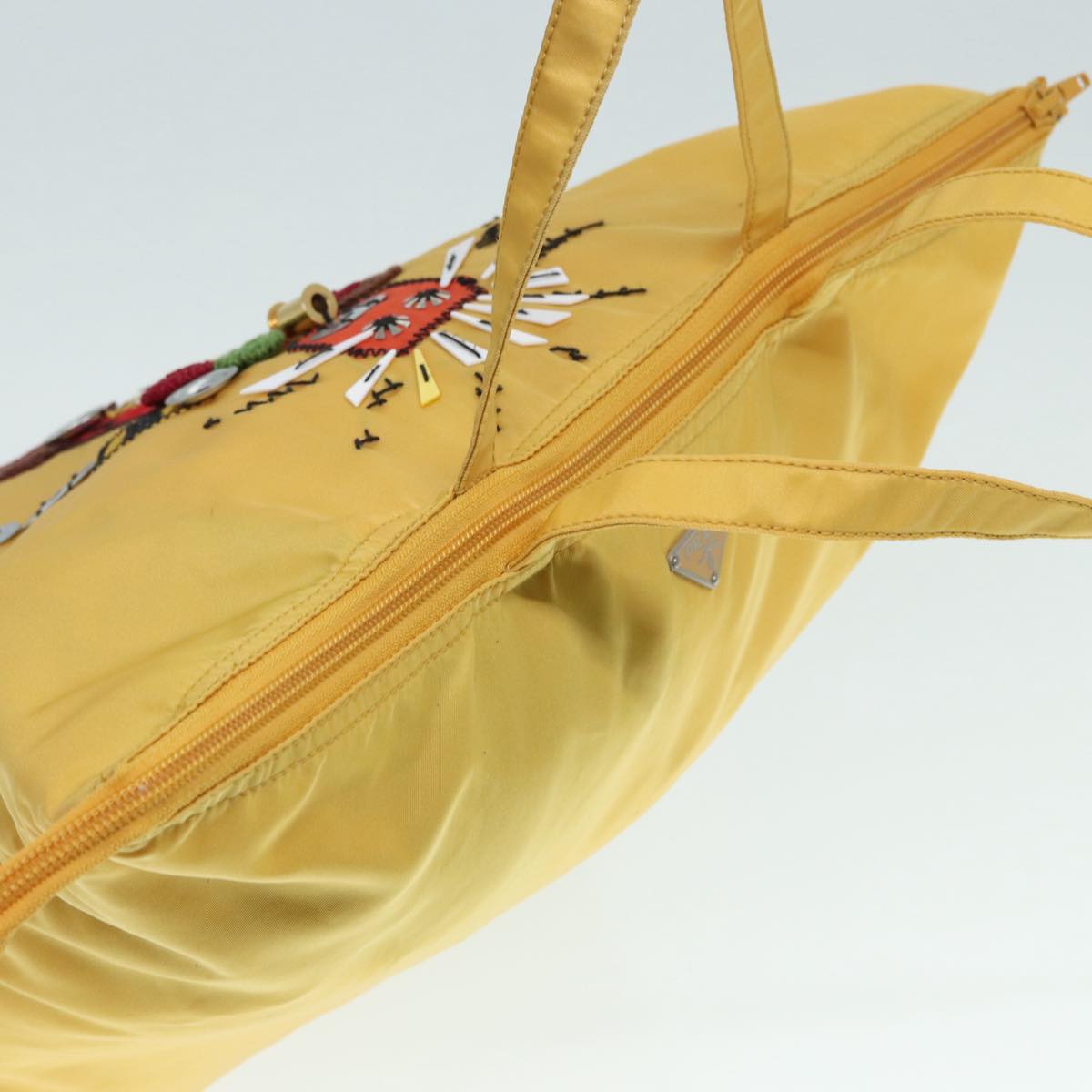Luxury Prada Tote Bag Nylon Yellow  ep5662